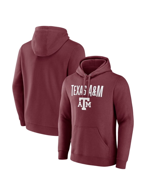 Men's Fanatics Maroon Texas A&M Aggies Team Lockup Pullover Hoodie