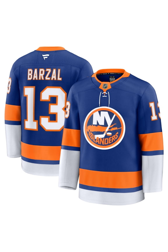 Men's Fanatics Mathew Barzal Royal New York Islanders Home Premium Jersey
