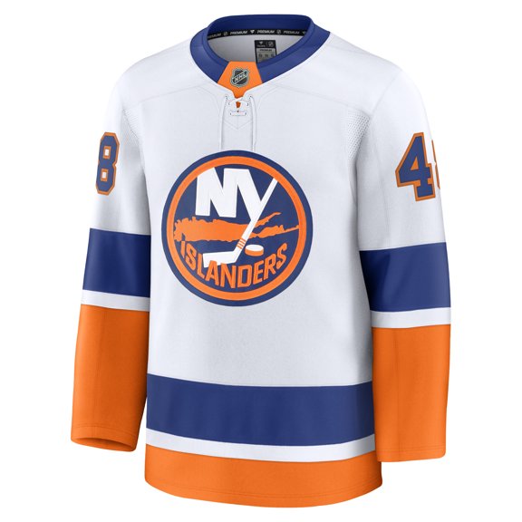 Men's Fanatics Matthew Schaefer White New York Islanders Away Premium Jersey