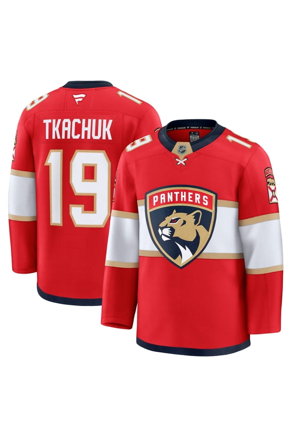 Men's Fanatics Matthew Tkachuk Red Florida Panthers Home Premium Jersey