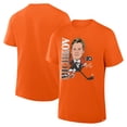 thumbnail image 1 of Men's Fanatics Matvei Michkov Orange Philadelphia Flyers Caricature Player T-Shirt, 1 of 3