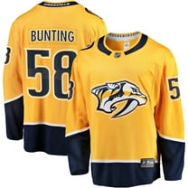 Men's Fanatics Michael Bunting Gold Nashville Predators Home Breakaway Jersey
