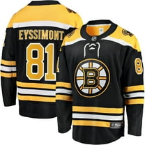 Men's Fanatics Michael Eyssimont Black Boston Bruins Home Breakaway Jersey