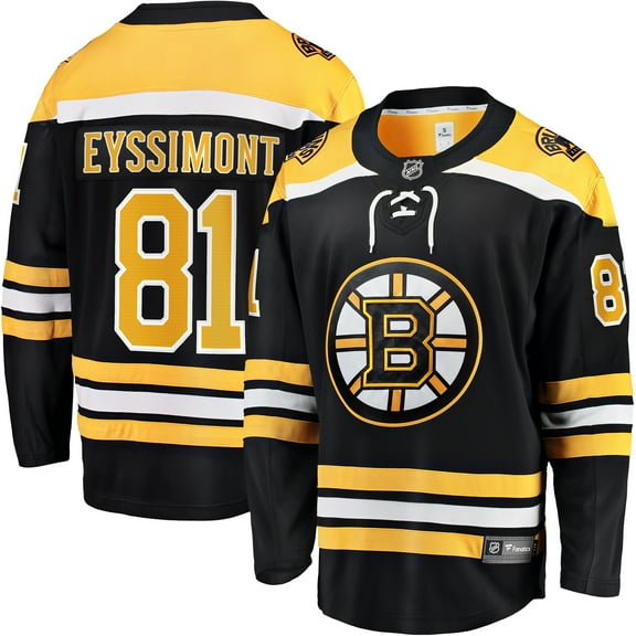 Men's Fanatics Michael Eyssimont Black Boston Bruins Home Breakaway Jersey