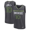 thumbnail image 1 of Men's Fanatics Mike Conley Charcoal Minnesota Timberwolves Fast Break Replica Player Jersey - Statement Edition, 1 of 3