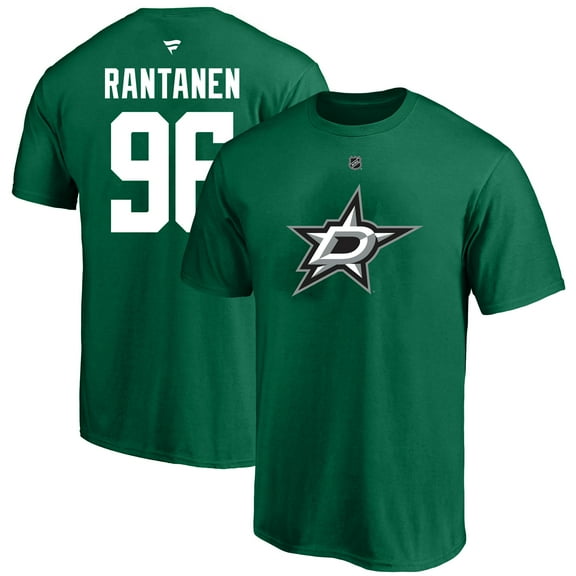 Men's Fanatics Mikko Rantanen Kelly Green Dallas Stars Big &Tall Name & Number T-Shirt