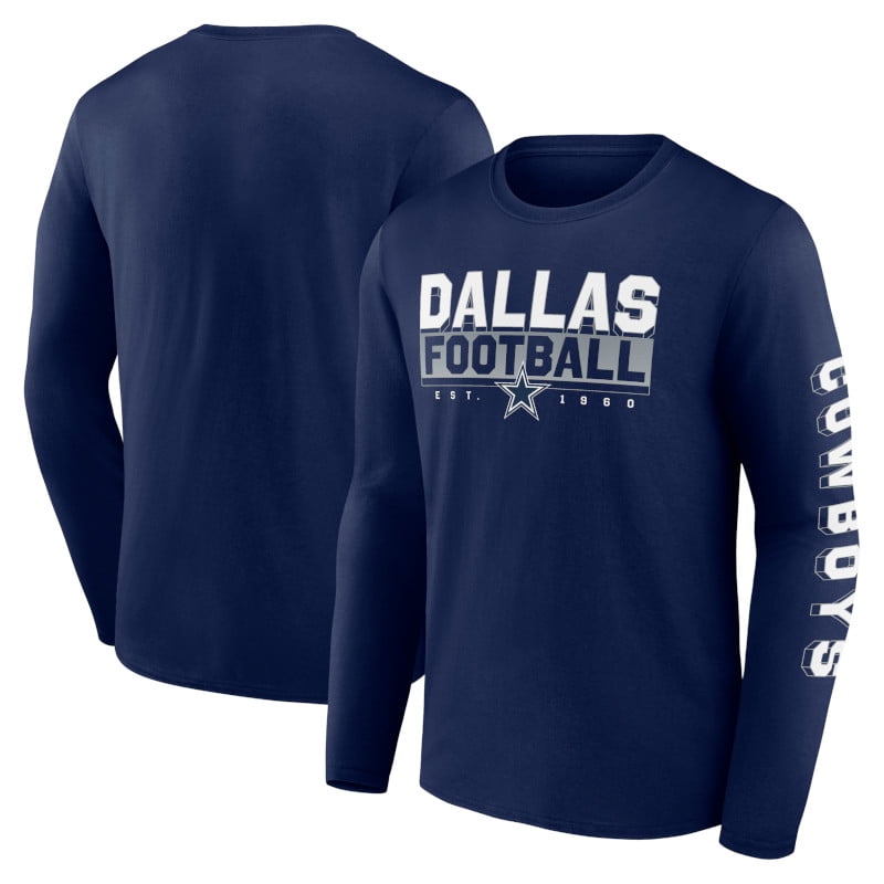 Men's Fanatics NFL Dallas Cowboys Full Face Long Sleeve Tee
