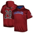 thumbnail image 1 of Men's Fanatics Nathan MacKinnon Burgundy Colorado Avalanche Big & Tall Name & Number Pullover Hoodie, 1 of 3