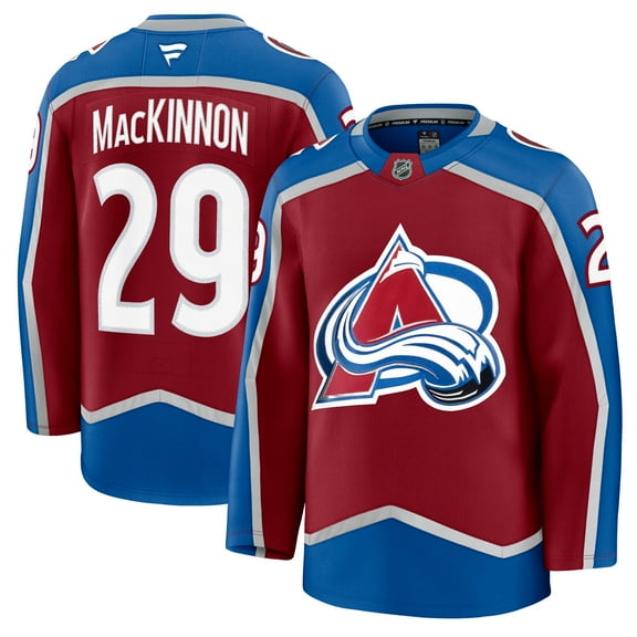 Men's Fanatics Nathan MacKinnon Burgundy Colorado Avalanche Home Premium Jersey