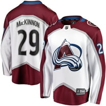 Men's Fanatics Nathan MacKinnon White Colorado Avalanche Breakaway Jersey