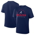 thumbnail image 1 of Men's Fanatics Navy Atlanta Braves Clubhouse Legacy Primary Play T-Shirt, 1 of 3