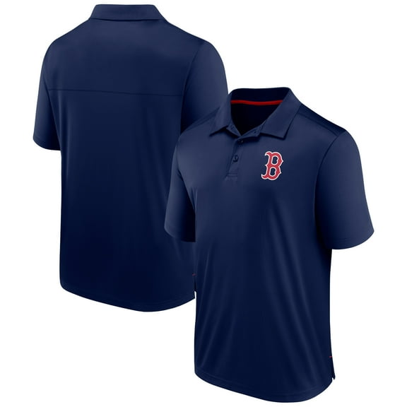 Men's Fanatics Navy Boston Red Sox Fitted Polo