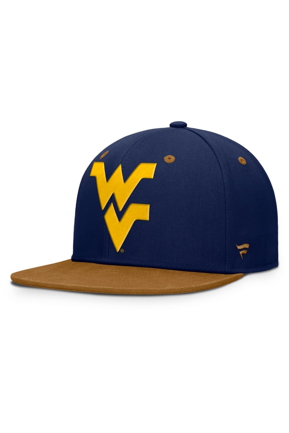 Men's Fanatics Navy/Brown West Virginia Mountaineers NoBo Fitted Hat