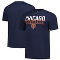 thumbnail image 1 of Men's Fanatics  Navy Chicago Bears Blocked T-Shirt, 1 of 3