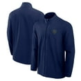 thumbnail image 1 of Men's Fanatics Navy Chicago Bears Front Office Micro Tonal Lightweight Full-Zip Jacket, 1 of 3