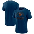 thumbnail image 1 of Men's-Fanatics  Navy Chicago Bears Slub Short Sleeve T-Shirt, 1 of 3