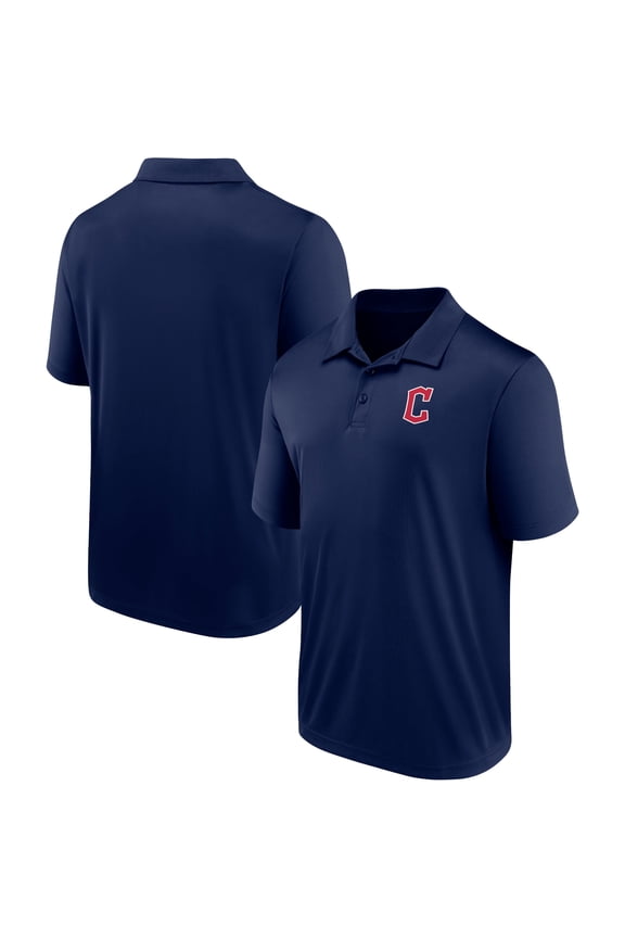 Men's Fanatics Navy Cleveland Guardians Team Logo Polo