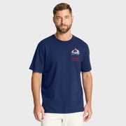 Mens Fanatics Navy Colorado Avalanche Crash The Net Legacy T-Shirt