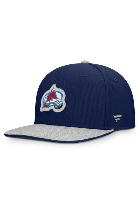 Men's Fanatics Navy Colorado Avalanche Fundamentals Loden Snapback Hat