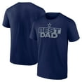 thumbnail image 1 of Men's-Fanatics  Navy Dallas Cowboys Best Dad T-Shirt, 1 of 3