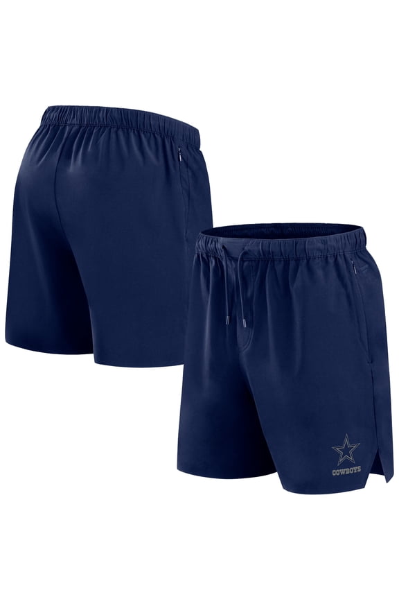 Men's Fanatics Navy Dallas Cowboys Front Office Micro Tonal Shorts