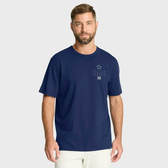 Men's Fanatics Navy Dallas Cowboys Passing Pocket Legacy T-Shirt