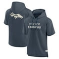thumbnail image 1 of Men's Fanatics Navy Denver Broncos Elements Future Ground Lettering Short Sleeve Pullover Hoodie, 1 of 3