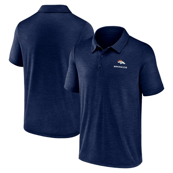 Men's Logo Athletic Navy Denver Broncos Making Waves Polo