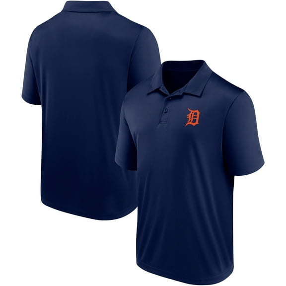 Men's Fanatics Navy Detroit Tigers Team Logo Polo