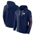 thumbnail image 1 of Men's Fanatics Navy Houston Astros Offensive Line Up Lightweight Full-Zip Hoodie, 1 of 3