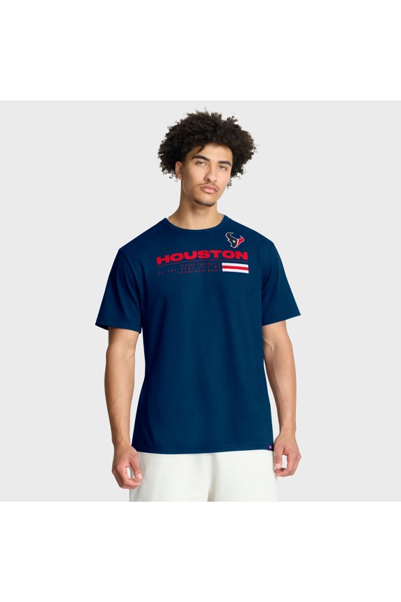 Men's Fanatics Navy Houston Texans Chop Block Legacy T-Shirt