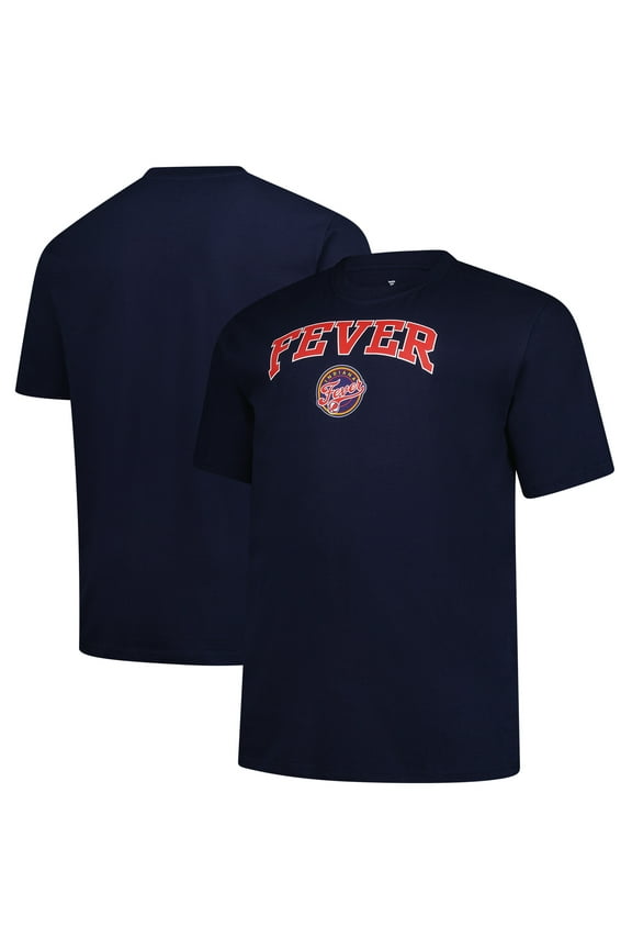 Men's Fanatics Navy Indiana Fever Big & Tall Arch Logo T-Shirt