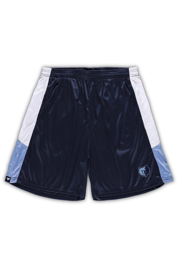 Men's Fanatics Navy Memphis Grizzlies Big & Tall Champion Rush Practice Shorts