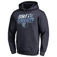 thumbnail image 1 of Men's Navy Memphis Grizzlies Grit and Grind Hometown Collection Pullover Hoodie, 1 of 3