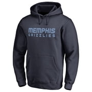 Mens Navy Memphis Grizzlies Wordmark Pullover Hoodie