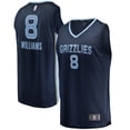 thumbnail image 1 of Men's Fanatics Navy Memphis Grizzlies Ziaire Williams Fast Break Replica Jersey - Icon Edition, 1 of 4