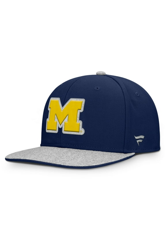 Men's Fanatics Navy Michigan Wolverines Loden Snapback Hat