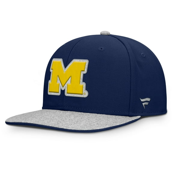 Men's Fanatics Navy Michigan Wolverines Loden Snapback Hat