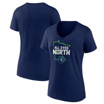 Men's Navy Minnesota Timberwolves Pick & Roll Coverage V-Neck T-Shirt