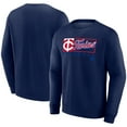 thumbnail image 1 of Men's Fanatics Navy Minnesota Twins Focus Fleece Pullover Sweatshirt, 1 of 3