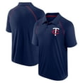 thumbnail image 1 of Men's Fanatics Navy Minnesota Twins Strong Alone Raglan Polo, 1 of 3