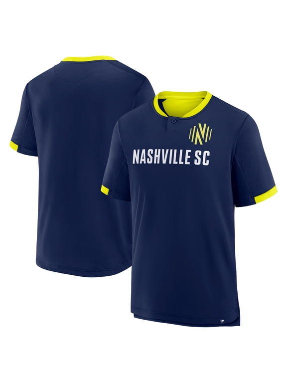 Men's Fanatics Navy Nashville SC Stoppage Time Striker T-Shirt