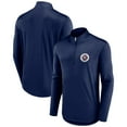 thumbnail image 1 of Men's Fanatics Navy New England Revolution Iconic Quarter-Zip Jacket, 1 of 3