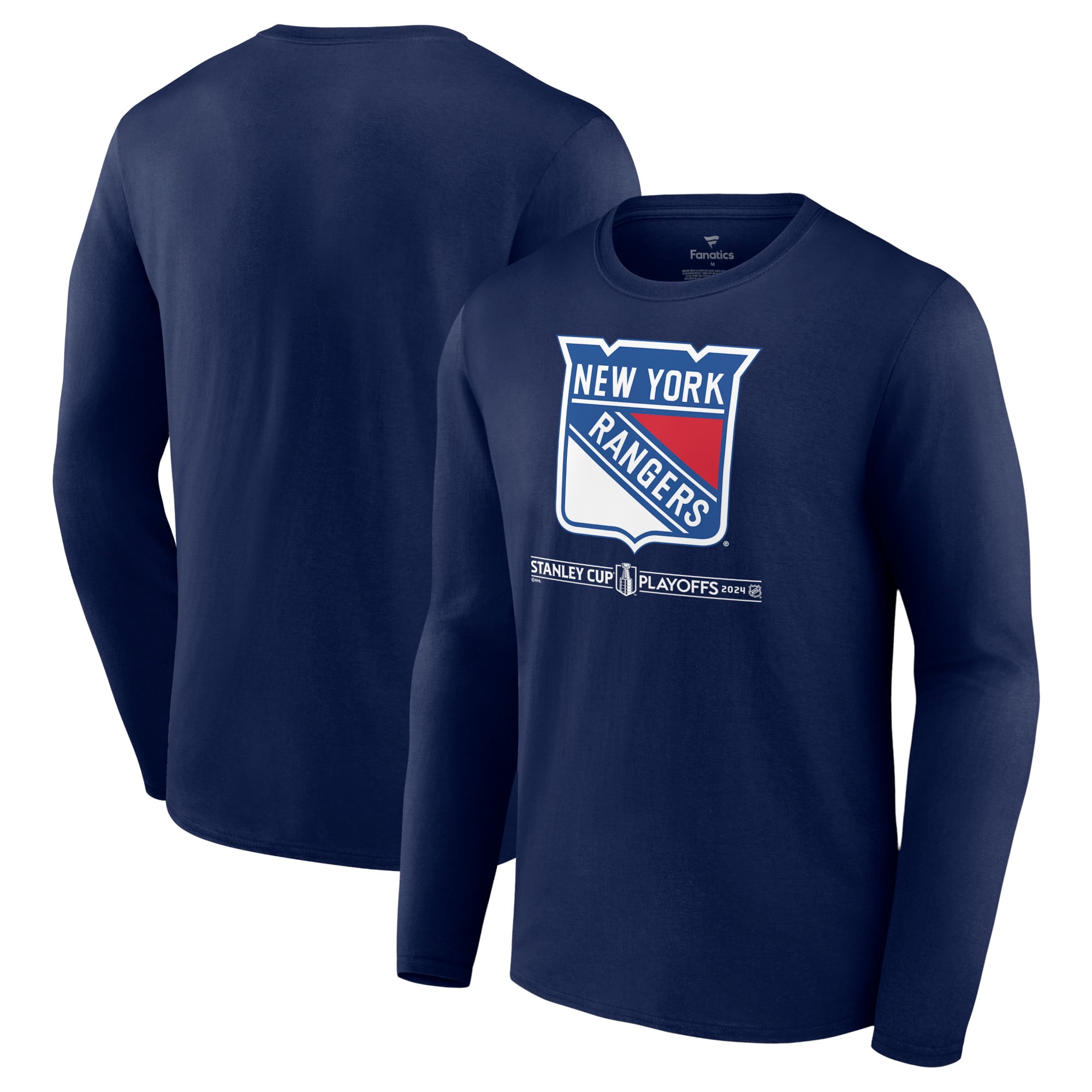 Men's Fanatics Navy New York Rangers 2024 Stanley Cup Playoffs Breakout