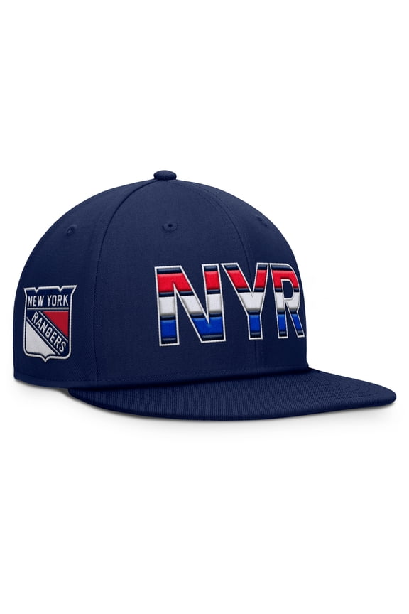Men's Fanatics Navy New York Rangers Authentic Pro Alternate Jersey Snapback Hat