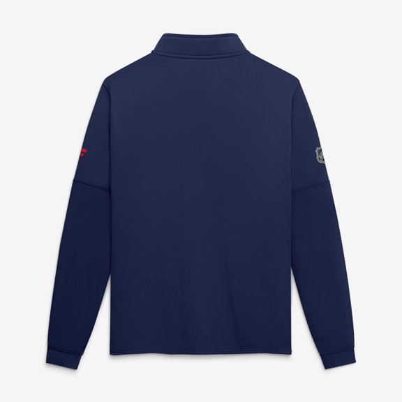 Men's Fanatics Navy New York Rangers Authentic Pro Rink Fleece Full-Zip Jacket