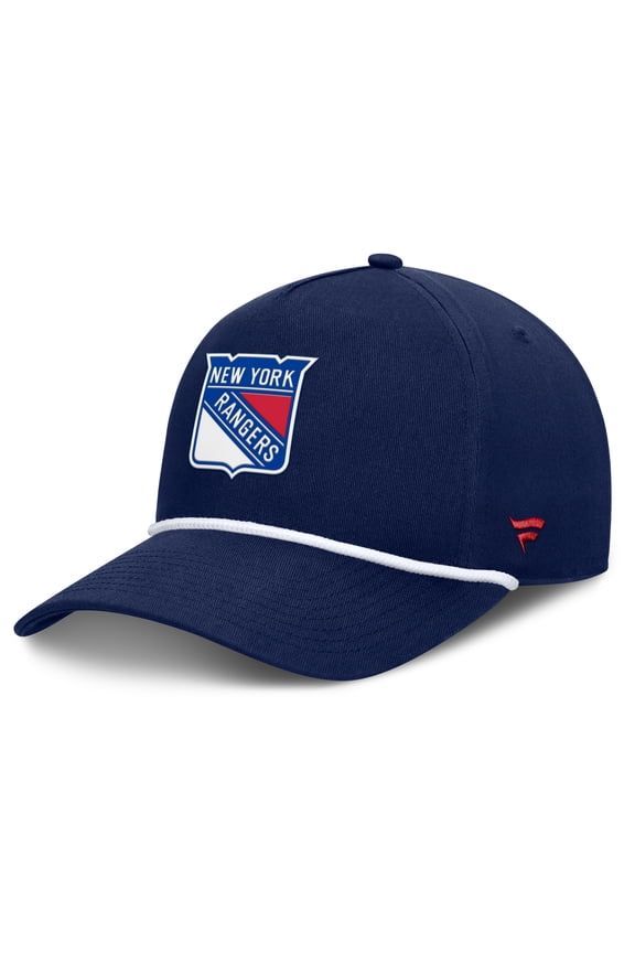 Men's Fanatics Navy New York Rangers Authentic Pro Rink Roper A-Frame Adjustable Hat