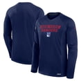 thumbnail image 1 of Men's Fanatics Navy New York Rangers Authentic Pro Rink Tech Long Sleeve T-Shirt, 1 of 3