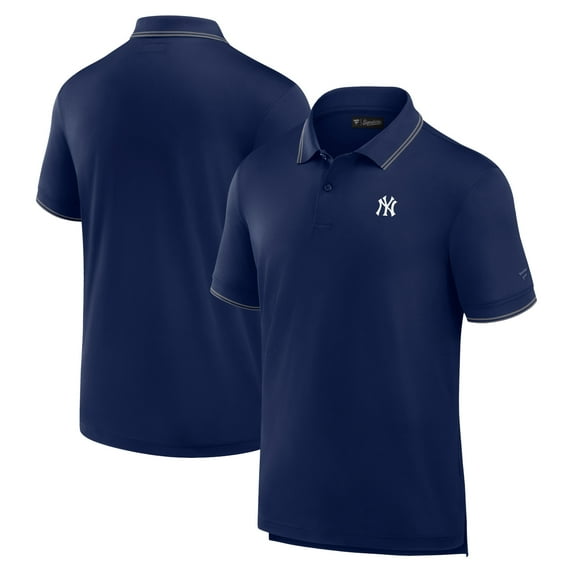 Men's Fanatics Navy New York Yankees Front Office Pique Polo