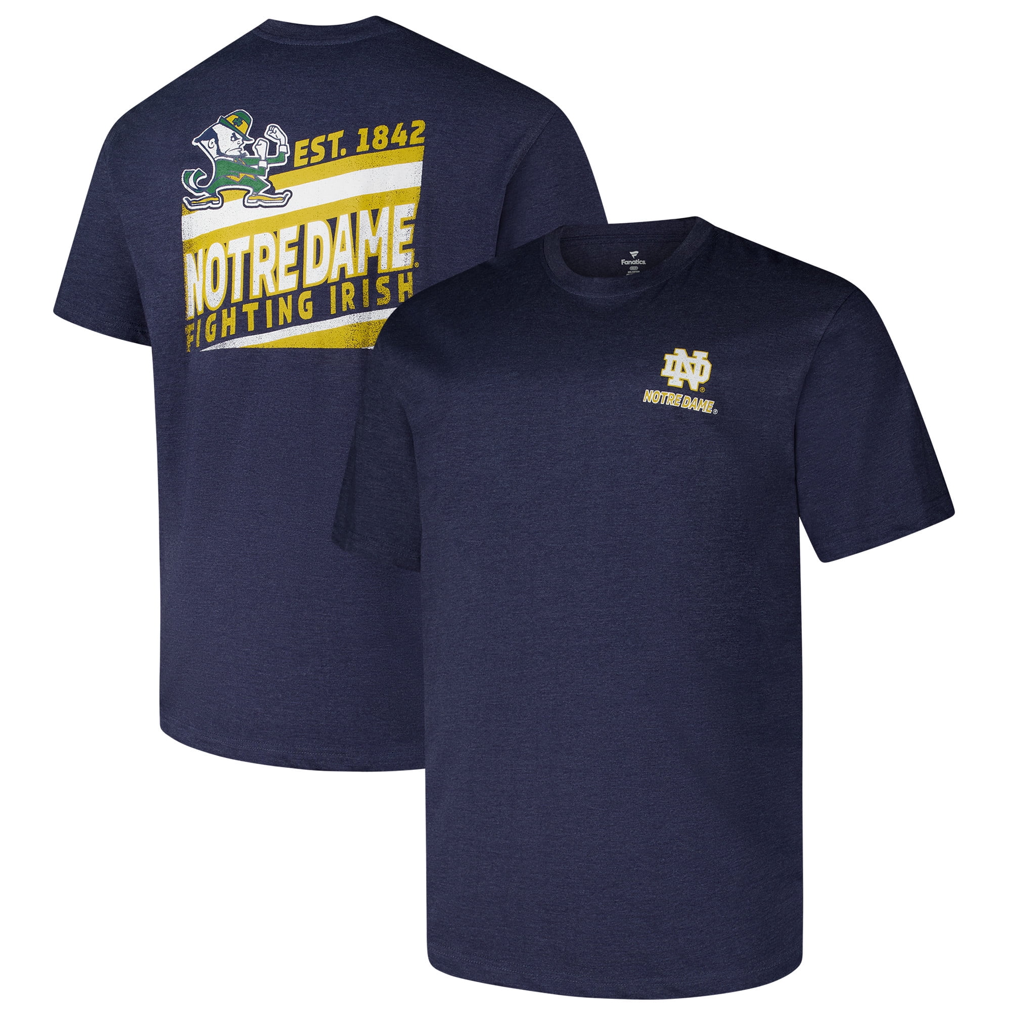 ファナティクス メンズ Tシャツ トップス Notre Dame Fighting Irish 